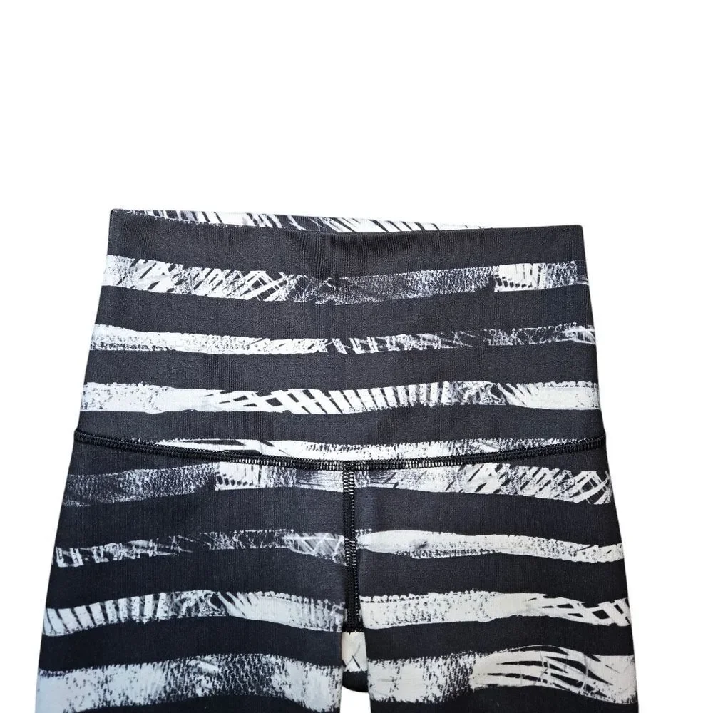 Lululemon Wunder Under Pant - Shady Palms Black White